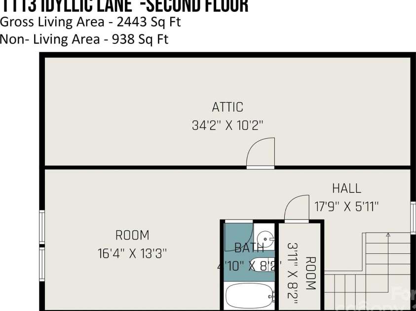 1113 Idyllic Lane, Waxhaw, NC 28173.  MLS# CAR4227437, YatesRealty ID 15227. 