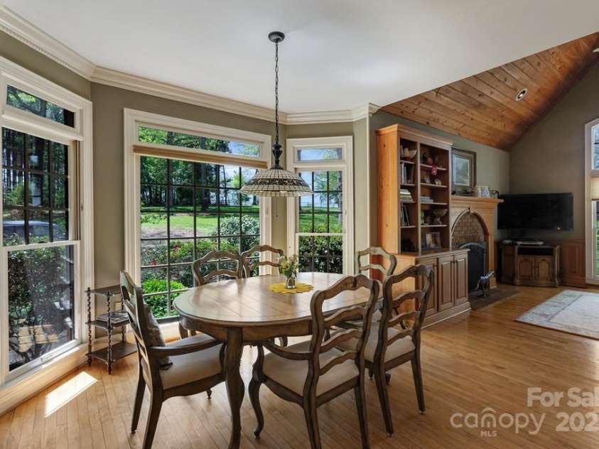 201 Hughes Creek, Columbus, NC 28722.  MLS# CAR4259120, YatesRealty ID 15229. Breakfast area full of natural light