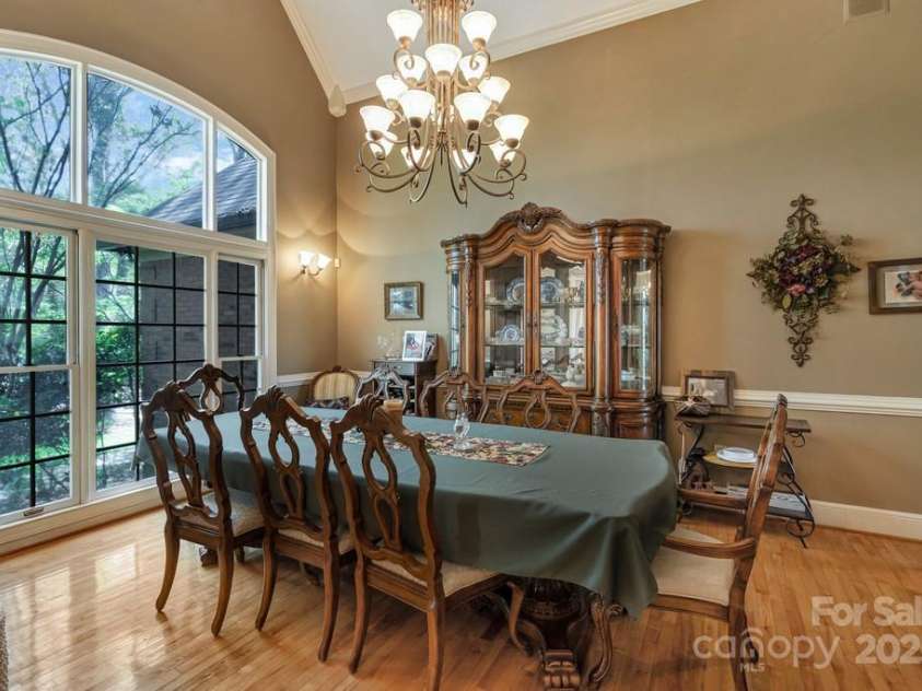 201 Hughes Creek, Columbus, NC 28722.  MLS# CAR4259120, YatesRealty ID 15229. Formal Dining Room with Vaulted Ceiling