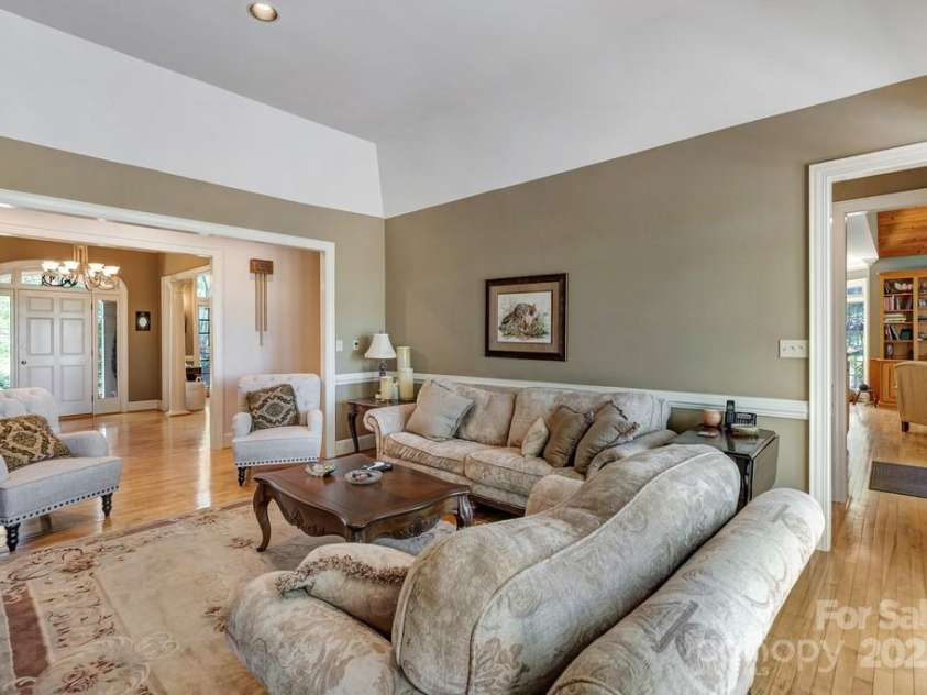 201 Hughes Creek, Columbus, NC 28722.  MLS# CAR4259120, YatesRealty ID 15229. Living Room with adjacent wet bar