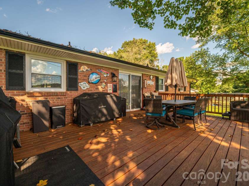 1529 Home Trail, Lincolnton, NC 28092.  MLS# CAR4372193, YatesRealty ID 15231. Large 20 x 24 deck leading to the pool.