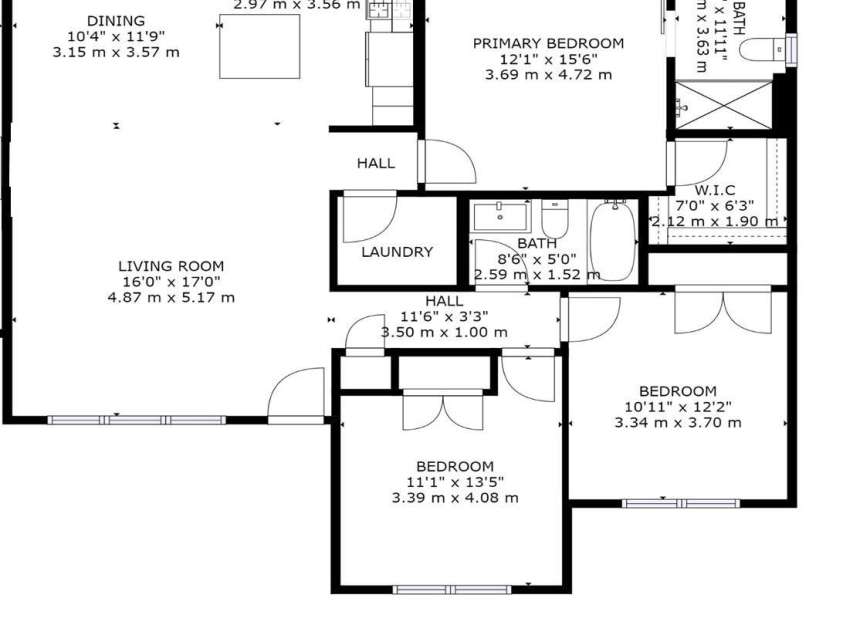 203 Willow Street, Stanley, NC 28164.  MLS# CAR4349588, YatesRealty ID 15241. Plan is reverse of this
