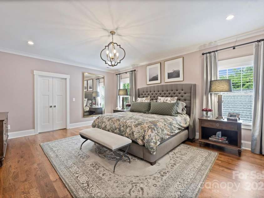 2829 Holt Street, Charlotte, NC 28205.  MLS# CAR4260071, YatesRealty ID 15243. Primary Bedroom