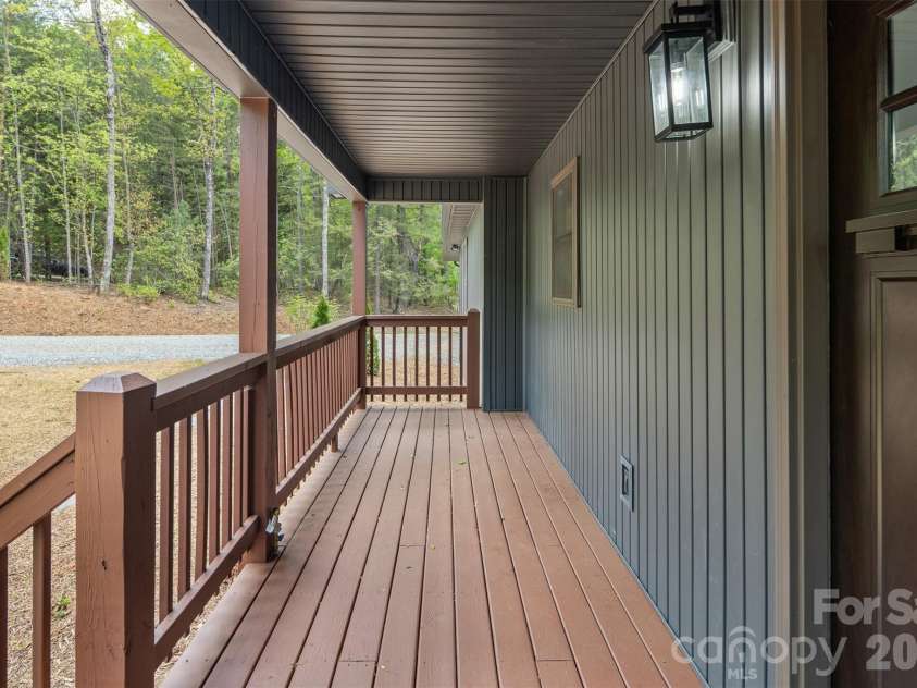 115 Pine Burr Drive, Purlear, NC 28665.  MLS# CAR4374403, YatesRealty ID 15245. Covered Front Porch