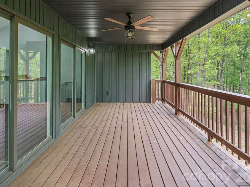115 Pine Burr Drive, Purlear, NC 28665.  MLS# CAR4374403, YatesRealty ID 15245. Main Level - Covered Porch