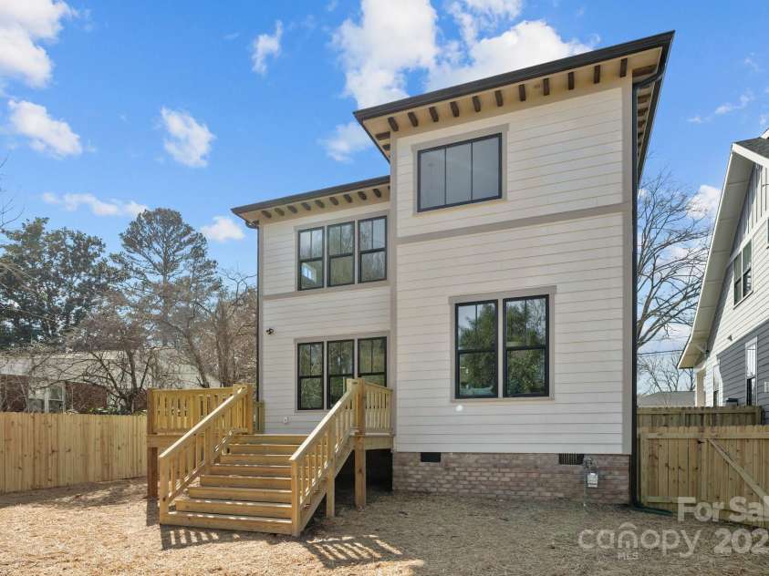 1828 Haines Street, Charlotte, NC 28216.  MLS# CAR4222253, YatesRealty ID 15262. Back of home