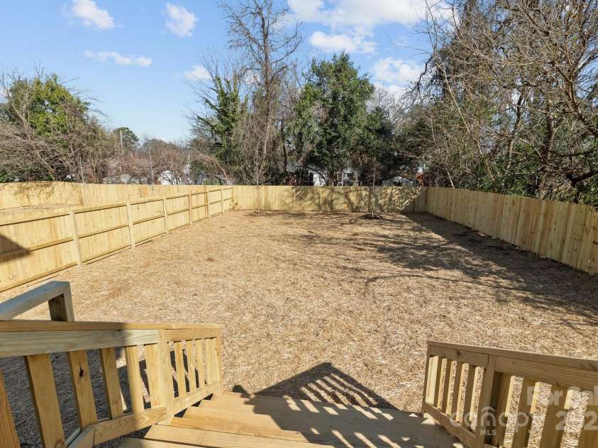 1828 Haines Street, Charlotte, NC 28216.  MLS# CAR4222253, YatesRealty ID 15262. Backyard