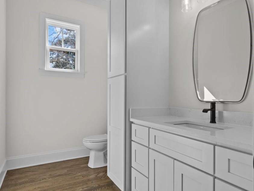 1828 Haines Street, Charlotte, NC 28216.  MLS# CAR4222253, YatesRealty ID 15262. Downstairs full bath