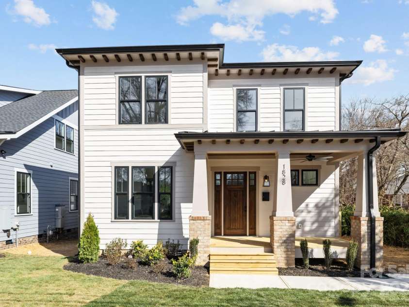 1828 Haines Street, Charlotte, NC 28216.  MLS# CAR4222253, YatesRealty ID 15262. Front of home