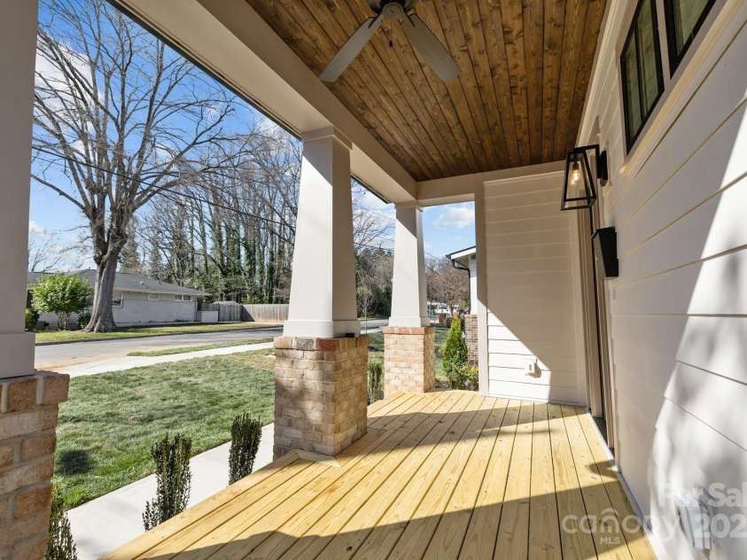 1828 Haines Street, Charlotte, NC 28216.  MLS# CAR4222253, YatesRealty ID 15262. Front porch