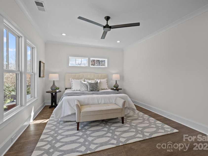 1828 Haines Street, Charlotte, NC 28216.  MLS# CAR4222253, YatesRealty ID 15262. Owner's bedroom