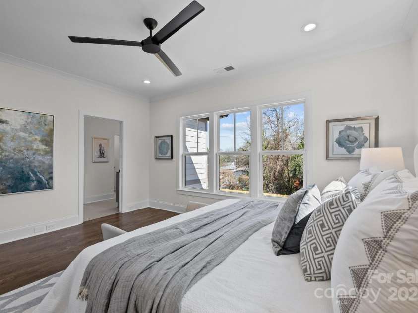 1828 Haines Street, Charlotte, NC 28216.  MLS# CAR4222253, YatesRealty ID 15262. Owner's bedroom