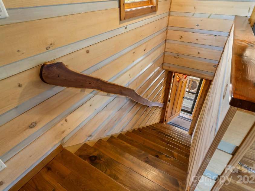 101 Garrison Road, Mars Hill, NC 28754.  MLS# CAR4252638, YatesRealty ID 15269. 2nd living quarters stairs