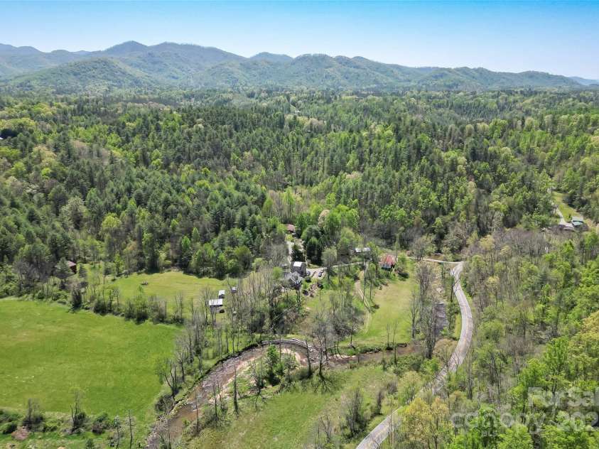 101 Garrison Road, Mars Hill, NC 28754.  MLS# CAR4252638, YatesRealty ID 15269. Aerial
