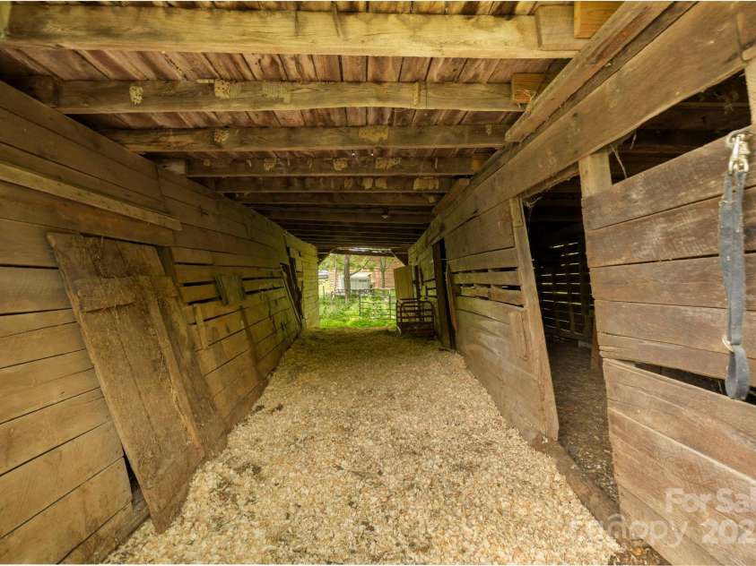 51 HOMEFIRE COVE Cove, Leicester, NC 28748.  MLS# CAR4269158, YatesRealty ID 1528. Stalls in barn