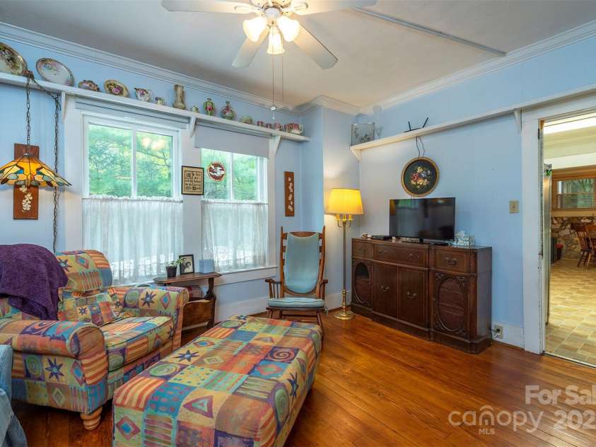 223 Assembly Drive, Montreat, NC 28757.  MLS# CAR4256904, YatesRealty ID 15288. Den or Dining on other side of LR.