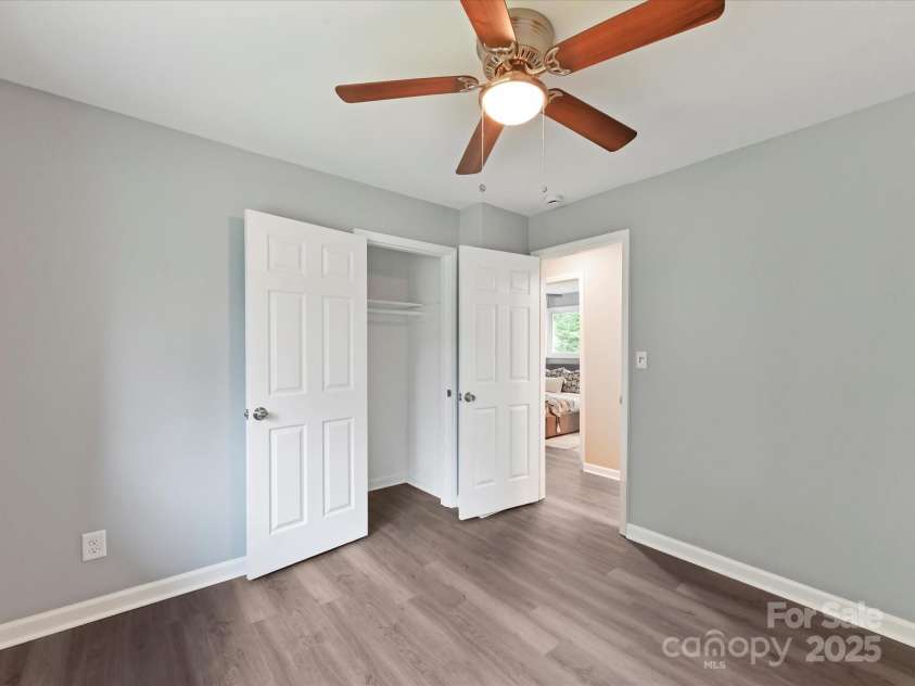 2508 Carrington Court, Charlotte, NC 28208.  MLS# CAR4288824, YatesRealty ID 1529. Generous closet and wall remote for fan and light