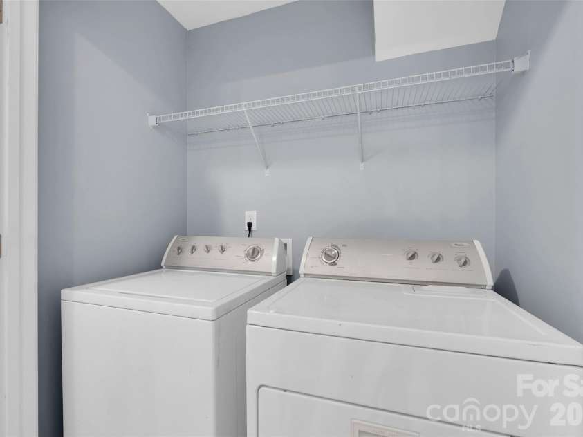 11722 Prideland Court, Charlotte, NC 28273.  MLS# CAR4354193, YatesRealty ID 15291. Upper Level Laundry
