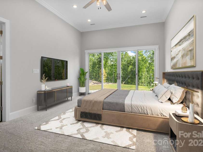 5360 Low Country Road, Lenoir, NC 28645.  MLS# CAR4252044, YatesRealty ID 15297. Staged primary bedroom