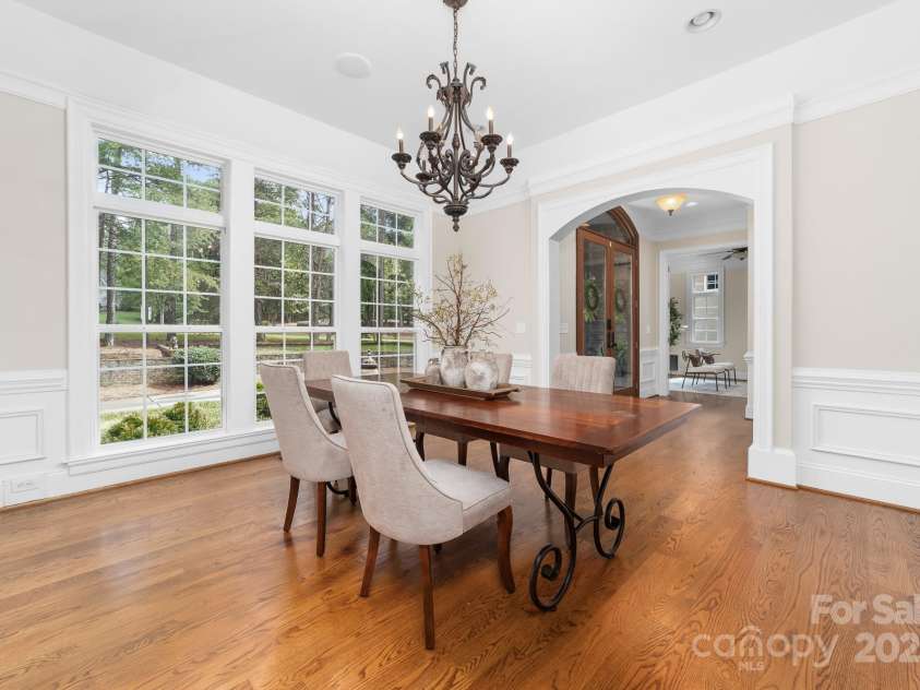 14504 Henry Harrison Stillwell Drive, Huntersville, NC 28078.  MLS# CAR4288907, YatesRealty ID 1530. Dining room
