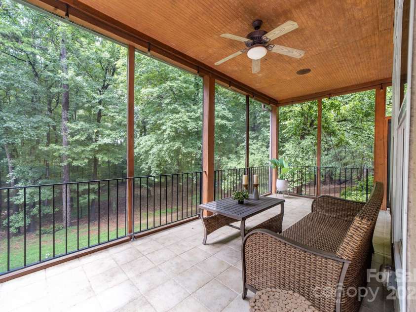 14504 Henry Harrison Stillwell Drive, Huntersville, NC 28078.  MLS# CAR4288907, YatesRealty ID 1530. Screened in porch