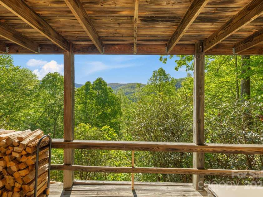 131 John Knox Road, Montreat, NC 28757.  MLS# CAR4254614, YatesRealty ID 15300. Basement  Level Porch