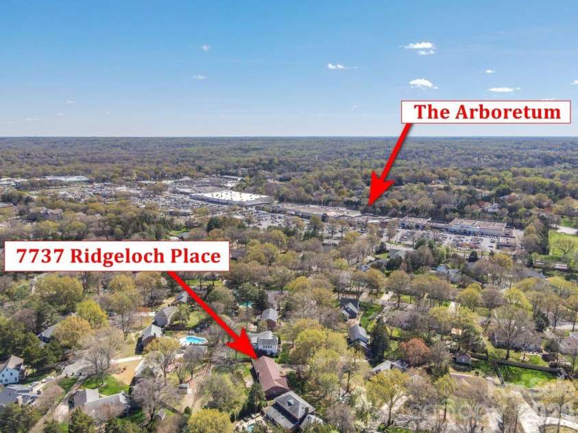 7737 Ridgeloch Place, Charlotte, NC 28226.  MLS# CAR4357956, YatesRealty ID 15304. 