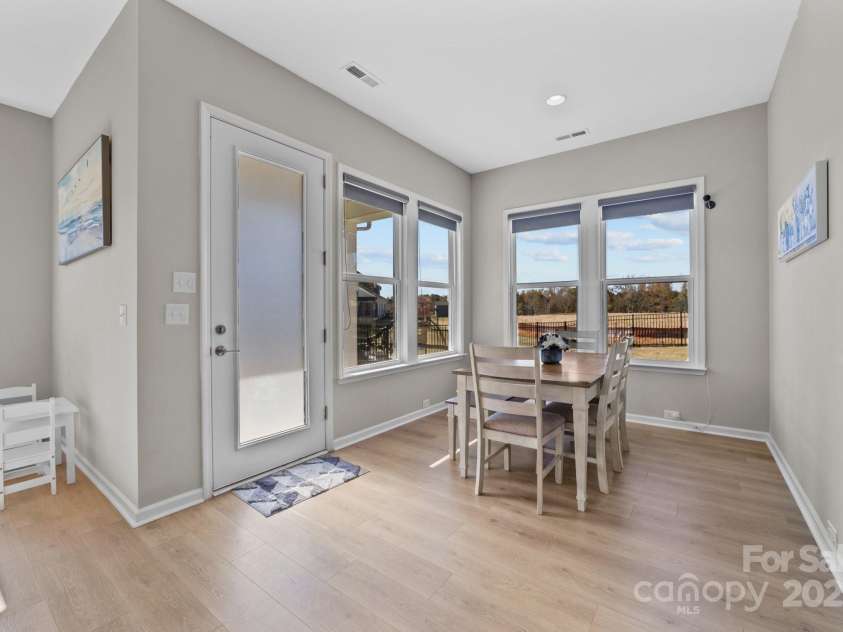 197 Tetcott Street, Mooresville, NC 28115.  MLS# CAR4238933, YatesRealty ID 15313. Wonderful open dining area