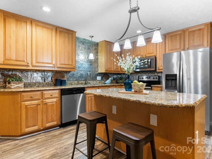 220 Pinehurst Lane, Newton, NC 28658.  MLS# CAR4258457, YatesRealty ID 15317. Lower Level Full Kitchen