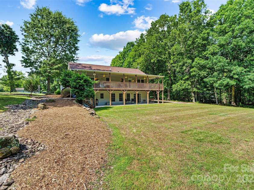 6992 Sherrills Ford Road, Sherrills Ford, NC 28673.  MLS# CAR4259782, YatesRealty ID 15318. Back yard view