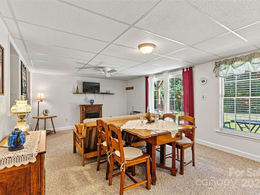 6992 Sherrills Ford Road, Sherrills Ford, NC 28673.  MLS# CAR4259782, YatesRealty ID 15318. Dining area in the basement