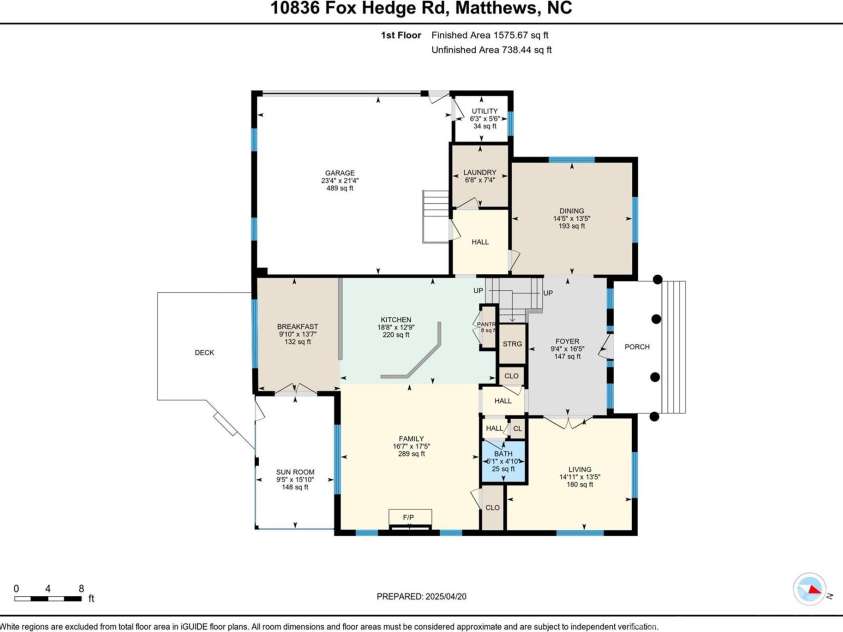 10836 Fox Hedge Road, Matthews, NC 28105.  MLS# CAR4249655, YatesRealty ID 15321. 