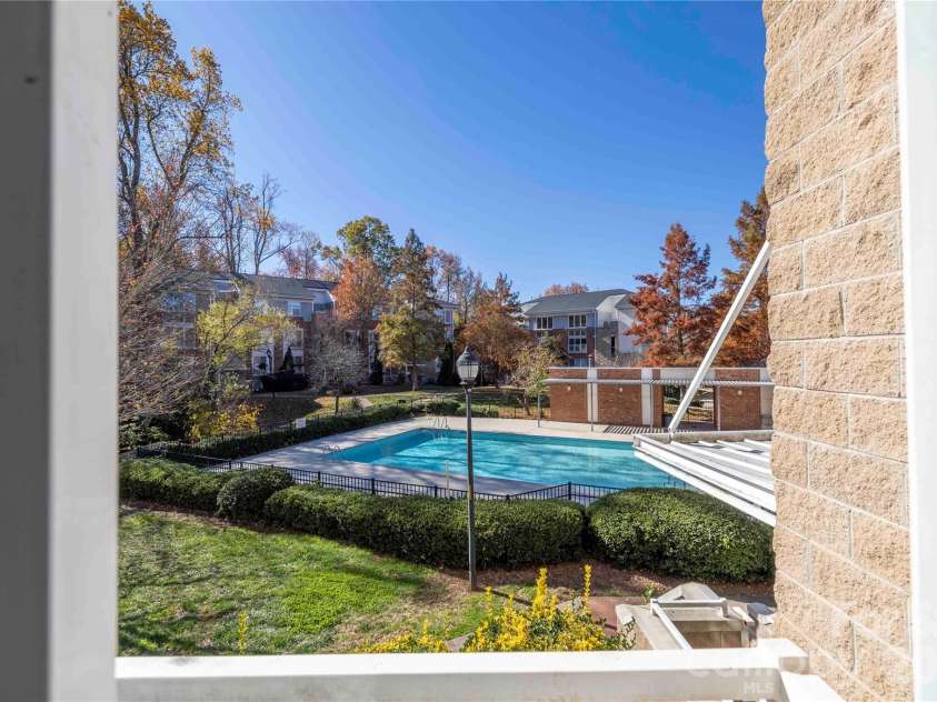 3953 Picasso Court, Charlotte, NC 28205.  MLS# CAR4321079, YatesRealty ID 15323. Your balcony view
