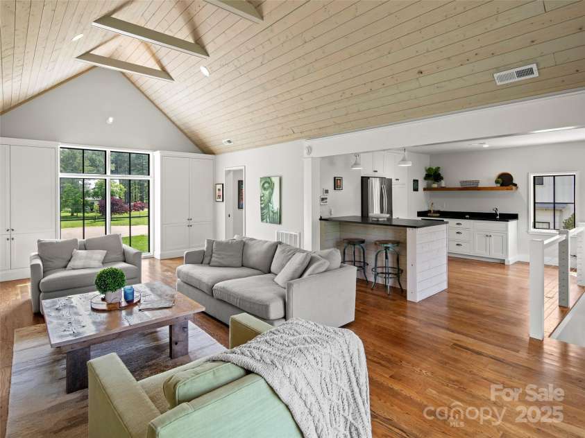 146 Lower Brush Creek Road, Fletcher, NC 28732.  MLS# CAR4262827, YatesRealty ID 15331. Guest House complete with kitchen and bar top!