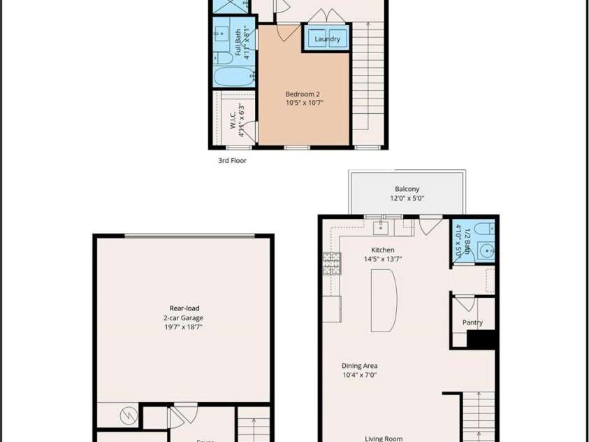 7914 Denmark Road, Charlotte, NC 28273.  MLS# CAR4342539, YatesRealty ID 15331. Floorplan