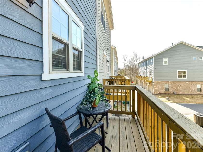 7914 Denmark Road, Charlotte, NC 28273.  MLS# CAR4342539, YatesRealty ID 15331. Great balcony space on the main level