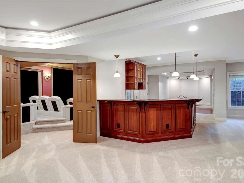 515 Briar Patch Terrace, Waxhaw, NC 28173.  MLS# CAR4350317, YatesRealty ID 15334. Basement Bar area