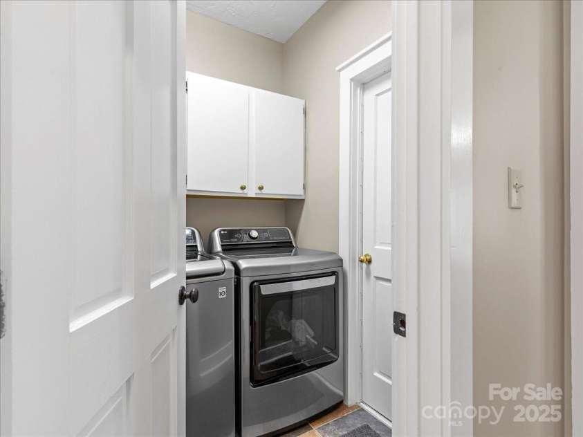 28 Lacoste Drive, Hendersonville, NC 28739.  MLS# CAR4246856, YatesRealty ID 15335. First floor laundry- appliances included
