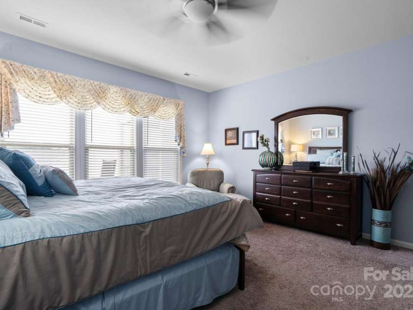 689 Birchway Drive, Fort Mill, SC 29715.  MLS# CAR4291605, YatesRealty ID 15345. Primary BR overlooks back yard