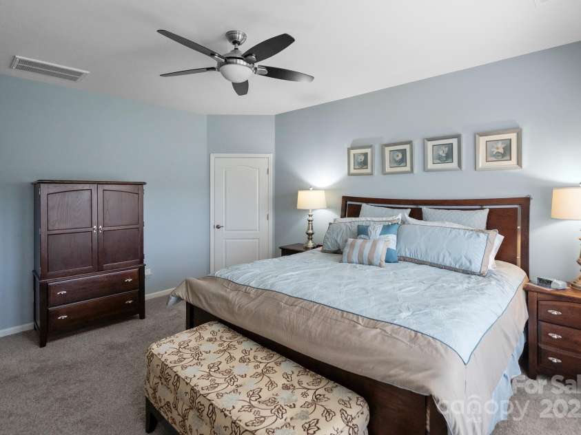 689 Birchway Drive, Fort Mill, SC 29715.  MLS# CAR4291605, YatesRealty ID 15345. Primary BR w/ceilng fan