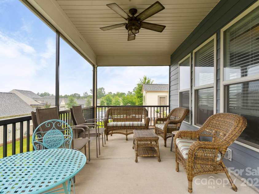 689 Birchway Drive, Fort Mill, SC 29715.  MLS# CAR4291605, YatesRealty ID 15345. Screened Porch