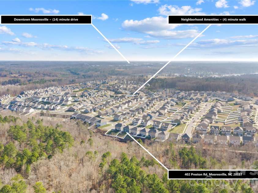 402 Preston Road, Mooresville, NC 28117.  MLS# CAR4334295, YatesRealty ID 15347. 