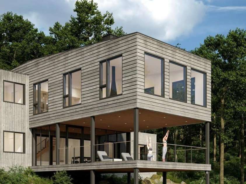 641 Elk Mountain Scenic Highway, Asheville, NC 28804.  MLS# CAR4149026, YatesRealty ID 15348. Rendering