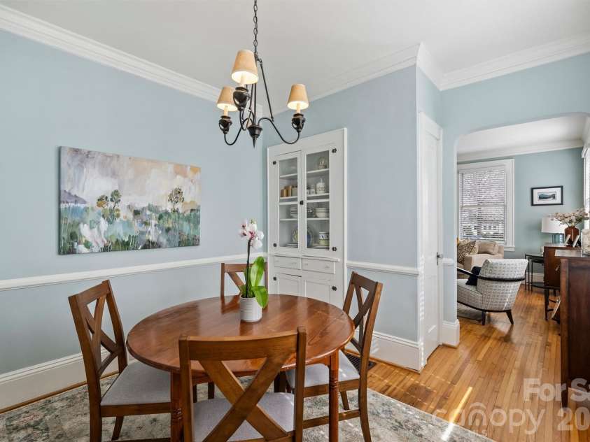 1912 Dilworth Road, Charlotte, NC 28203.  MLS# CAR4350720, YatesRealty ID 15352. Dining room