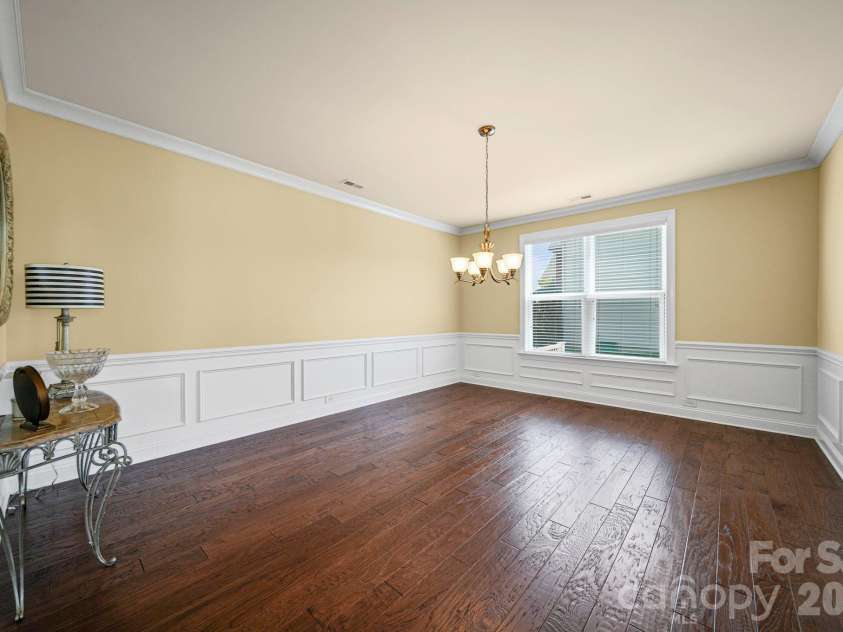 9639 Lockwood Road, Concord, NC 28027.  MLS# CAR4365963, YatesRealty ID 15355. Virtually Staged Dining Room