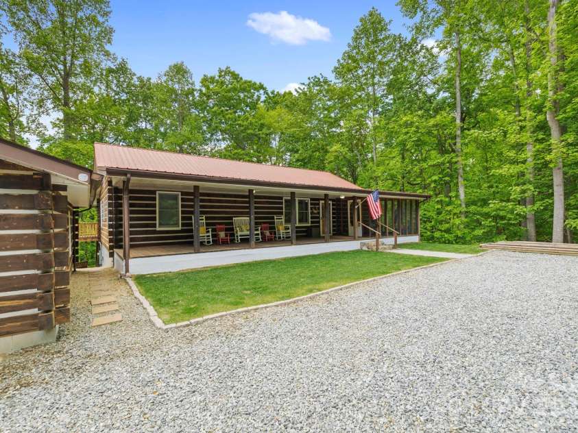 909 Pearson Falls Road, Saluda, NC 28773.  MLS# CAR4256456, YatesRealty ID 15364. 