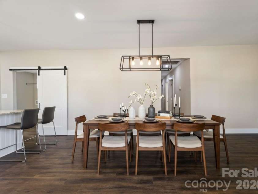 316 Union Street, Maiden, NC 28650.  MLS# CAR4337079, YatesRealty ID 15367. VIRTUALLY STAGED DINING AREA
