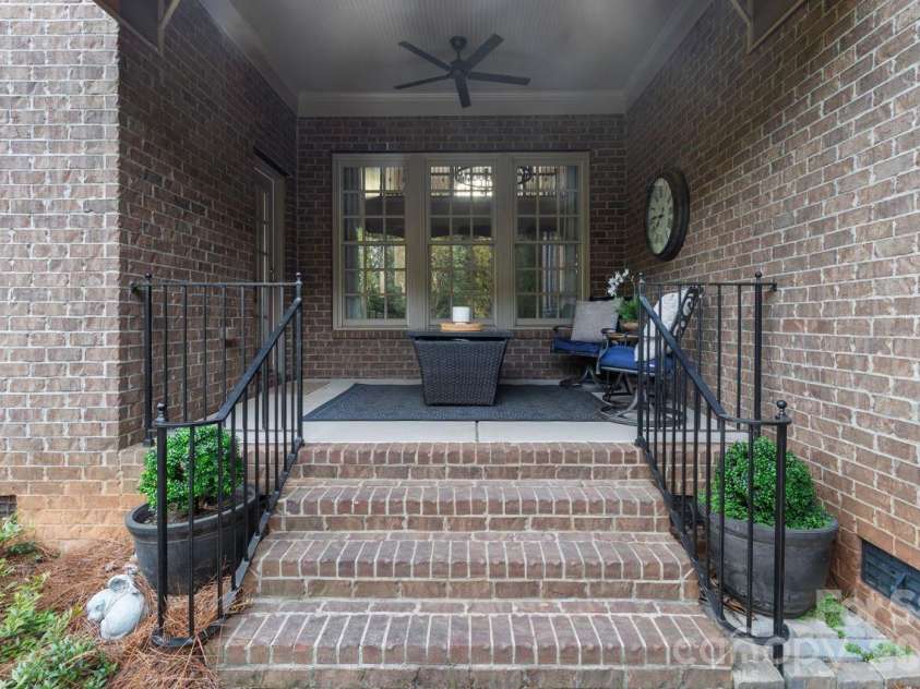 2817 Bevis Lane, Waxhaw, NC 28173.  MLS# CAR4341349, YatesRealty ID 15376. Rear covered porch