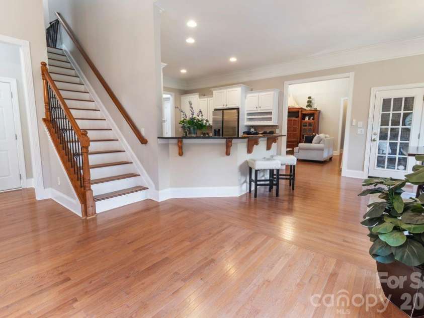 2817 Bevis Lane, Waxhaw, NC 28173.  MLS# CAR4341349, YatesRealty ID 15376. Second staircase