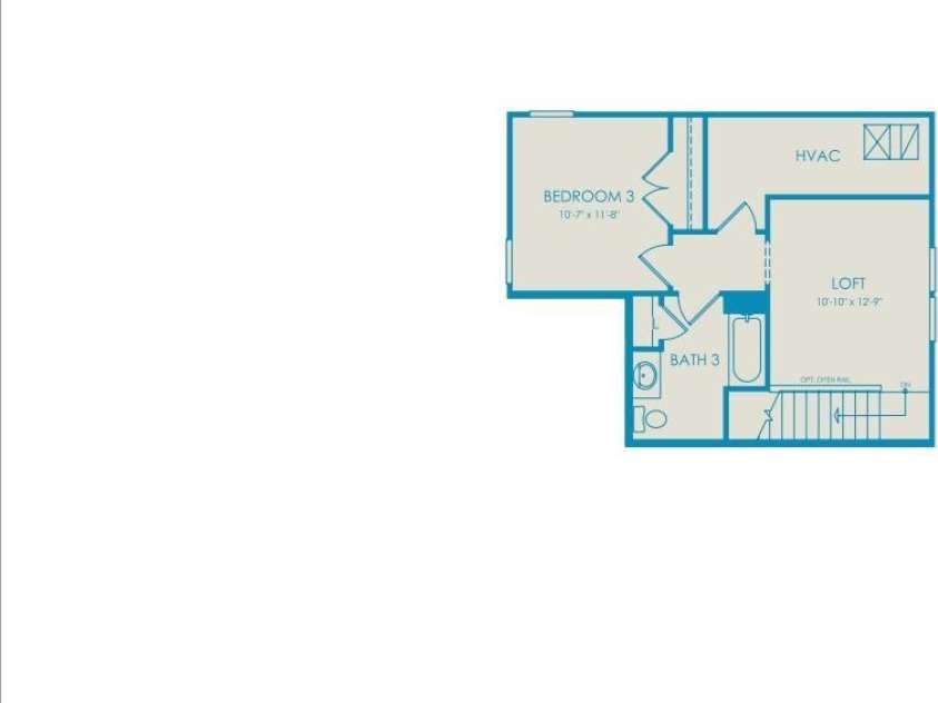 2658 Headwind Court, Belmont, NC 28012.  MLS# CAR4260374, YatesRealty ID 15379. Second floor layout